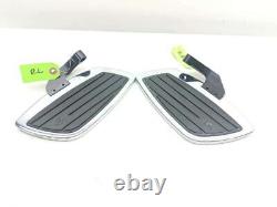 06 Kawasaki Vulcan 900 VN900 COBRA Swept Passenger Foot Peg Floorboards Pair