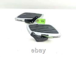 06 Kawasaki Vulcan 900 VN900 COBRA Swept Passenger Foot Peg Floorboards Pair