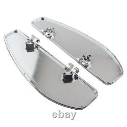 1 Pair Front Floorboards For Harley Touring Street Glide Road King FL Softail