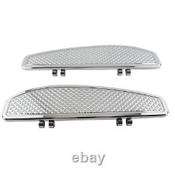 1 Pair Front Floorboards For Harley Touring Street Glide Road King FL Softail