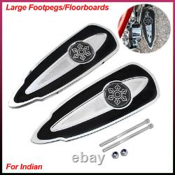 1 Pair Large Rider Floorboards / Footboards For Indian Challenger, Roadmaster