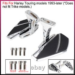 1 Pair Passenger Large Footpegs Floorboards For Harley Touring models 1993-later