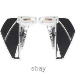 1 Pair Passenger Large Footpegs Floorboards For Harley Touring models 1993-later