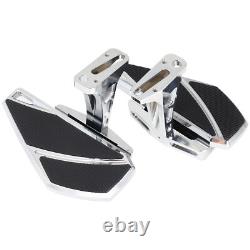 1 Pair Passenger Large Footpegs Floorboards For Harley Touring models 1993-later