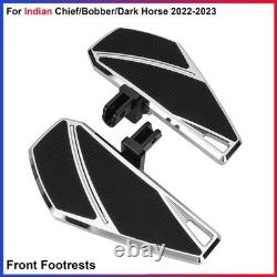 1 Pair Rider Floorboards Footrests Pegs For Indian Chief/Bobber/Dark Horse 22-23