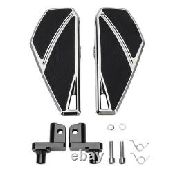 1 Pair Rider Floorboards Footrests Pegs For Indian Chief/Bobber/Dark Horse 22-23