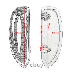 1 Pair of Front Rider Floorboards/Footrests For Harley FLT Touring, FLST Softail