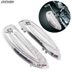 1 Pair of Front Rider Floorboards/Footrests For Harley FLT Touring, FLST Softail 1 Pair of Front Rider Floorboards/Footrests For Harley FLT Touring, FLST Softail