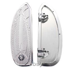 1 Pair of Front Rider Floorboards/Footrests For Harley FLT Touring, FLST Softail