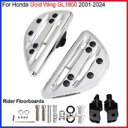 1 Set Front Footboards Rider Floorboards For Honda Gold Wing GL1800 2001-2024