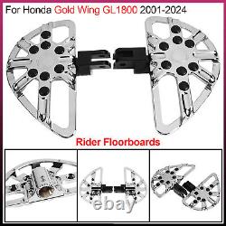 1 Set Rider Floorboards Front Footboards For Honda Gold Wing GL1800 2001-2024