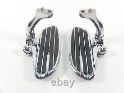 2009 Harley FLHTCU SE4 CVO E-Glide Rear Chrome Passenger Floorboard Set 50700-04