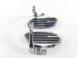 2009 Harley FLHTCU SE4 CVO E-Glide Rear Chrome Passenger Floorboard Set 50700-04