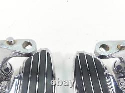 2009 Harley FLHTCU SE4 CVO E-Glide Rear Chrome Passenger Floorboard Set 50700-04