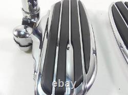 2009 Harley FLHTCU SE4 CVO E-Glide Rear Chrome Passenger Floorboard Set 50700-04