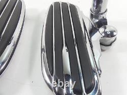 2009 Harley FLHTCU SE4 CVO E-Glide Rear Chrome Passenger Floorboard Set 50700-04