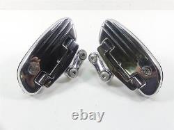 2009 Harley FLHTCU SE4 CVO E-Glide Rear Chrome Passenger Floorboard Set 50700-04