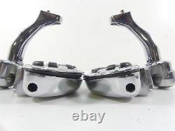 2009 Harley FLHTCU SE4 CVO E-Glide Rear Chrome Passenger Floorboard Set 50700-04