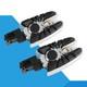 2pcs Front Rider Driver Footrests For Honda Gold Wing Gl1800 Foot Pegs 2001-24