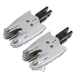 2pcs Front Rider Driver Footrests For Honda Gold Wing GL1800 Foot Pegs 2001-24