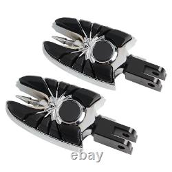 2pcs Front Rider Driver Footrests For Honda Gold Wing GL1800 Foot Pegs 2001-24