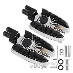 2pcs Front Rider Driver Footrests For Honda Gold Wing GL1800 Foot Pegs 2001-24