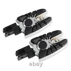 2pcs Front Rider Driver Footrests For Honda Gold Wing GL1800 Foot Pegs 2001-24