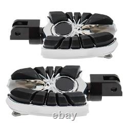 2pcs Front Rider Driver Footrests For Honda Gold Wing GL1800 Foot Pegs 2001-24