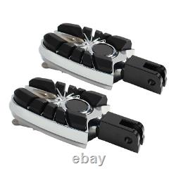 2pcs Front Rider Driver Footrests For Honda Gold Wing GL1800 Foot Pegs 2001-24