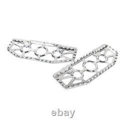 2pcs Rider Driver Floorboards Foot Peg Pedals For Harley FL Softail 1986-2017