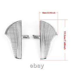 2x Chrome Rear Passenger Foot Pegs Floorboards For Harley Softail 18-25