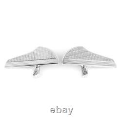 2x Chrome Rear Passenger Foot Pegs Floorboards For Harley Softail 2018-2025 2024