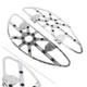 2x Rider Driver Front Floorboard Footboard For Harley Touring Softail Chrome