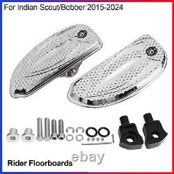 A Set Front Aluminum Alloy Rider Floorboards For Indian Scout/Bobber 2015-2024