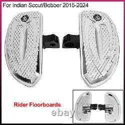 A Set of Aluminum Alloy Rider Floorboards For Indian Scout/Bobber 2015-2024