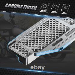 Adjustable Enlarged Rider Foot Pegs Footboards For Harley Fat Boy Street Glide