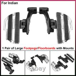 Adjustable, Foldable Passenger Floorboards Rear Footboards For Indian Challenger