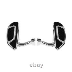 Airflow Chrome Rider Driver Passenger Floorboard Fit For Harley Touring 1993-21