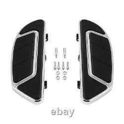 Airflow Groove Chrome Rider Passenger Footboard Fit For Harley Touring 1986-2022