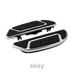 Airflow Groove Chrome Rider Passenger Footboard Fit For Harley Touring 1986-2022