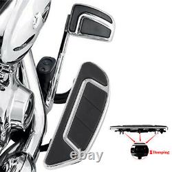 Airflow Groove Chrome Rider Passenger Footboard Fit For Harley Touring 1986-2022