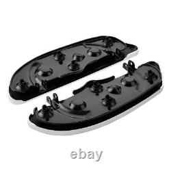 Airflow Groove Chrome Rider Passenger Footboard Fit For Harley Touring 1986-2022