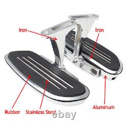 Aluminum Alloy Rear Floorboards With Mount Kit For Harley Touring Models1993-later