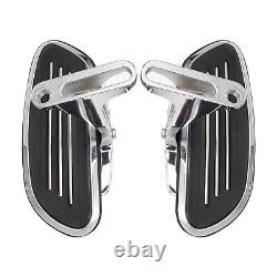 Aluminum Alloy Rear Floorboards With Mount Kit For Harley Touring Models1993-later