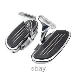 Aluminum Alloy Rear Floorboards With Mount Kit For Harley Touring Models1993-later