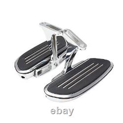 Aluminum Alloy Rear Floorboards With Mount Kit For Harley Touring Models1993-later