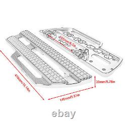 Aluminum Alloy Rider Floorboards For Harley FLD Dyna 12-2016, FL Softail 86-2017