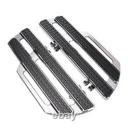 Aluminum Alloy Rider Floorboards For Harley FLD Dyna 12-2016, FL Softail 86-2017