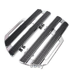 Aluminum Alloy Rider Floorboards For Harley FLD Dyna 12-2016, FL Softail 86-2017