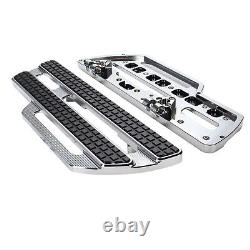 Aluminum Alloy Rider Floorboards For Harley FLD Dyna 12-2016, FL Softail 86-2017